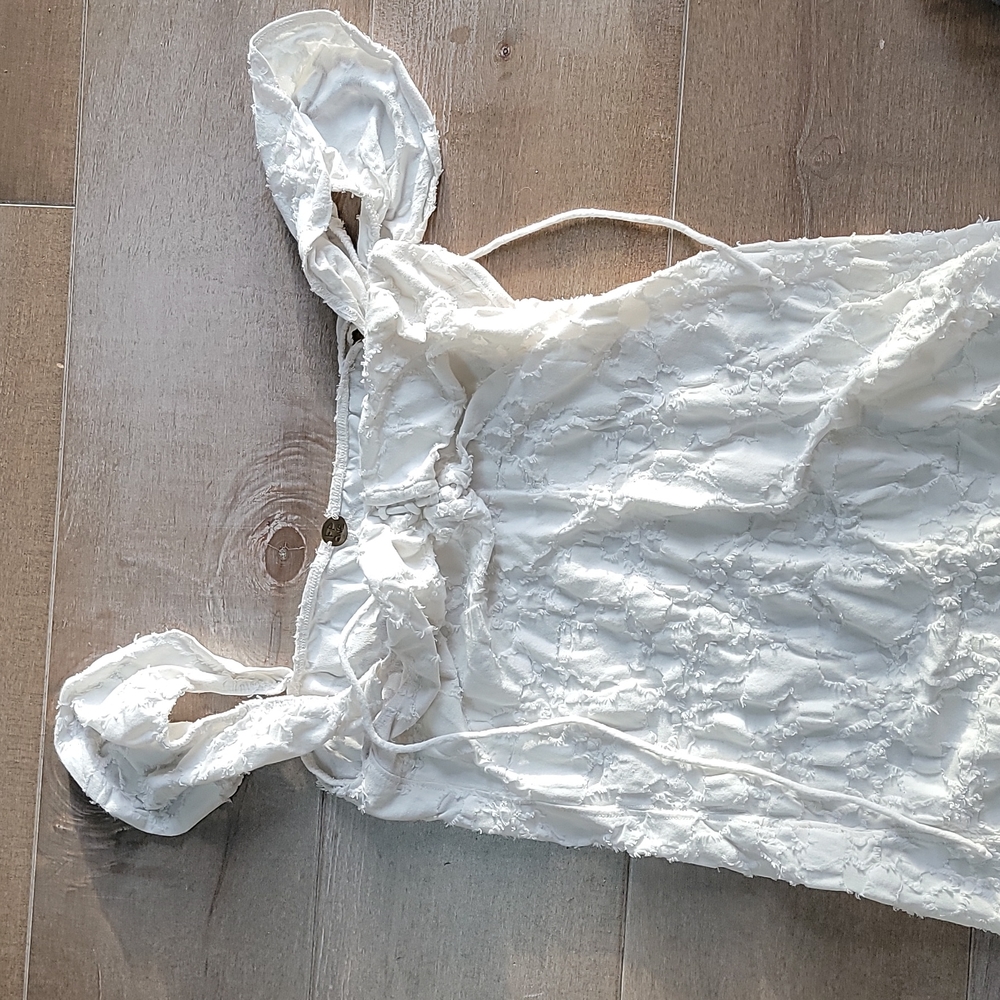 Free people white tank small